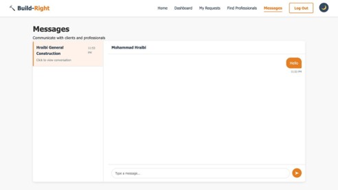 Build-Right Construction website screenshot 5