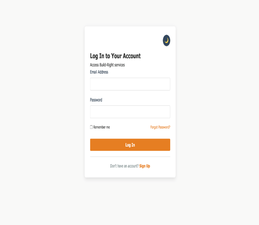Build-Right Construction website screenshot 2