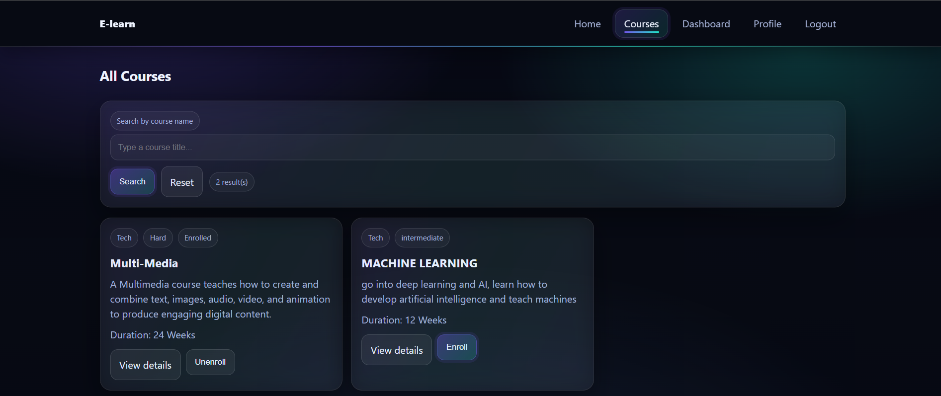 E-LEARN screenshot 5