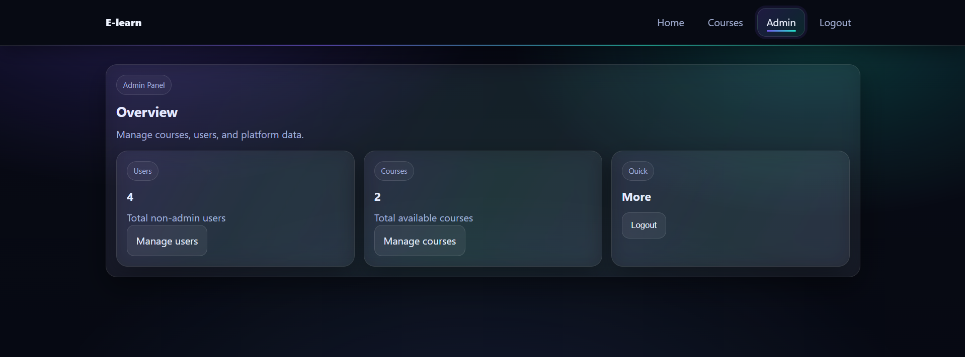 E-LEARN screenshot 4